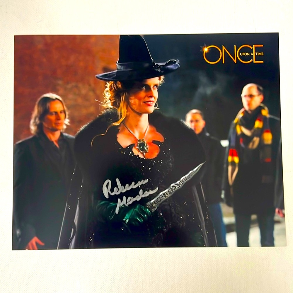 Autographed Rebecca Mader Wicked Witch 8x10 Photo Once Upon a Time